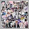 50 Danganronpa Anime Character Stickers for Journals, Stationery, and Motorcycle Decoration