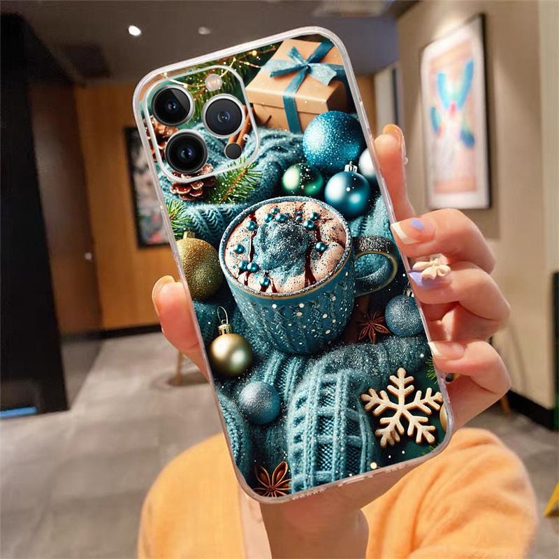 Christmas Art Phone Case For iphone 17 Pro Max 17 Air 16 15 14 13 Pro Max 15 16 Pro 15Plus Christmas Art