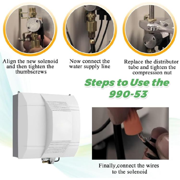 24 Volt Humidifier Water Controller Replacement With 3.5 Gallons Per Hour Flow For Household Humidifier 1042 1137