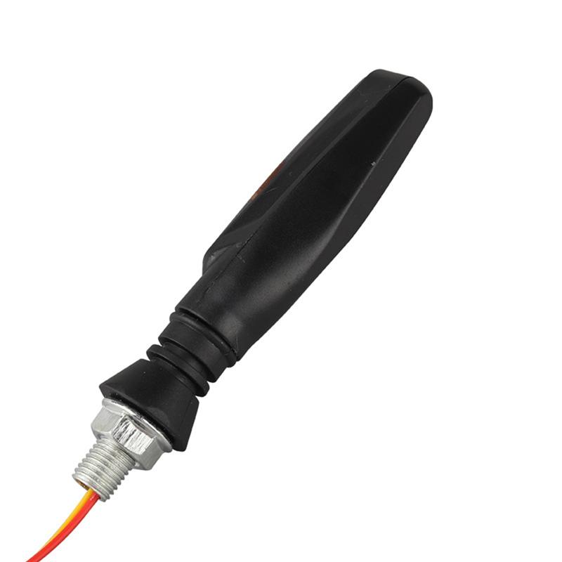 Authentic Motorcycle LED Lights High Bright Turn Signal Indicator Lights Front Rear White Day Running Lights Flowing Brake Lamps