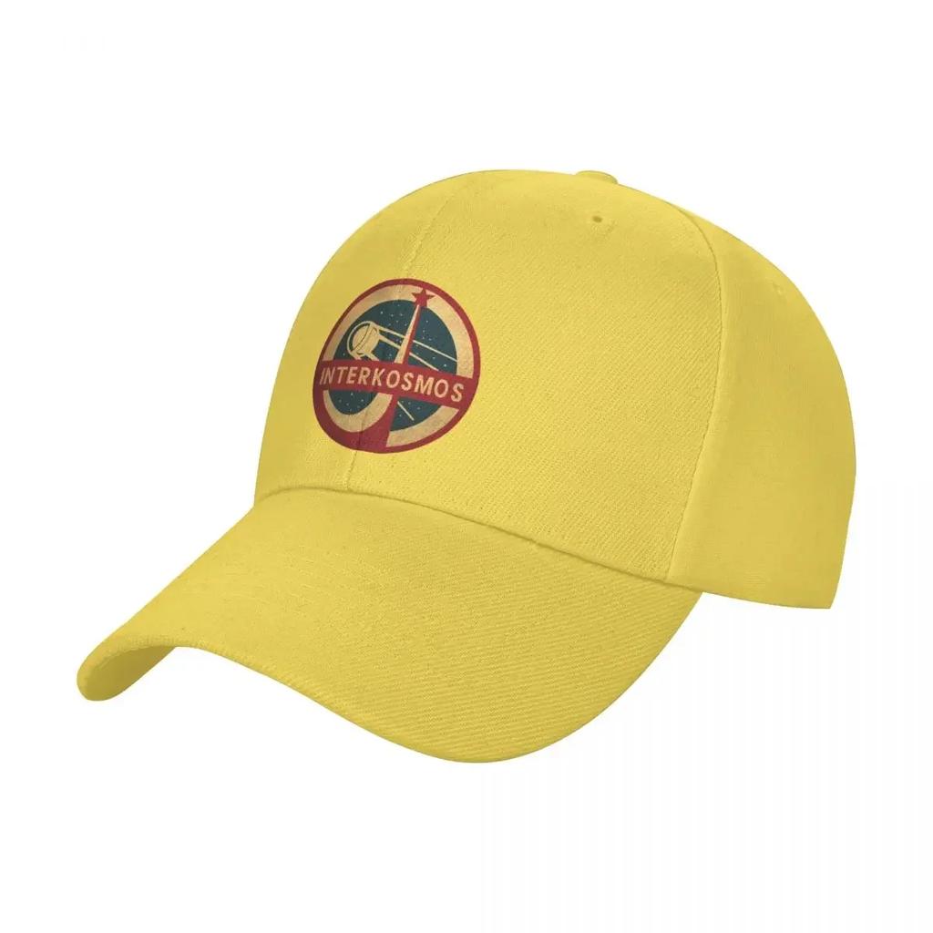 Vintage Interkosmos space program Sputnik Satellite Baseball Cap Male hat Winter hat dad hat Caps Male Women's