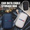 Universal Car Travel Portable Phone Data Line Key Storage Bag For M E87 E30 E46 E28 E39 F18 F35 G03 F10 E93 F20