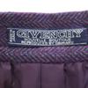 Givenchy 90s Made In Japan Wool Old Herringbone Knee Length Skirt 12 Women Used