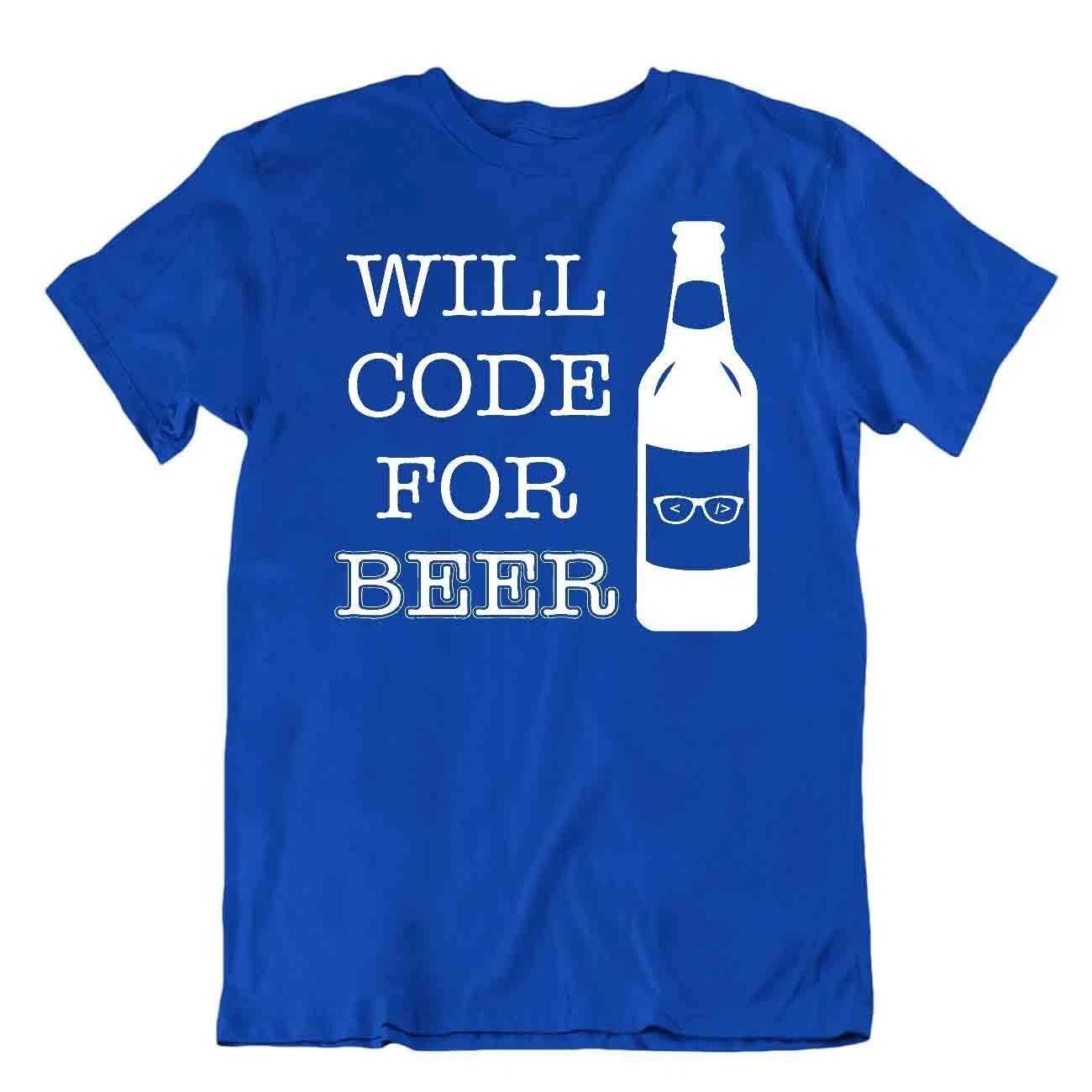 Computer Language Tshirt Networking Apparel Tee Coding With Beer Shirt 2XL