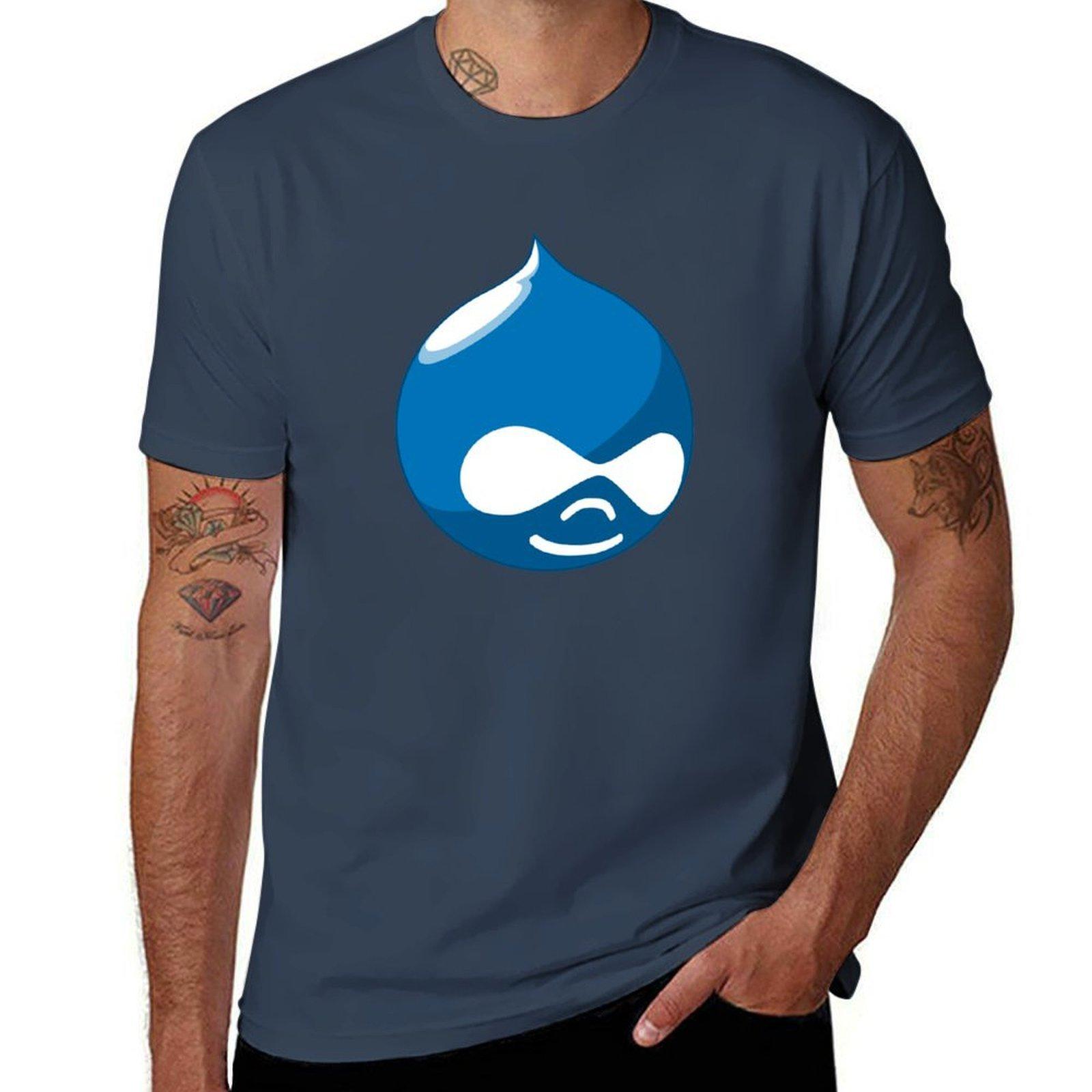 Drupal Logo TShirt Minimal Art Print TShirt S