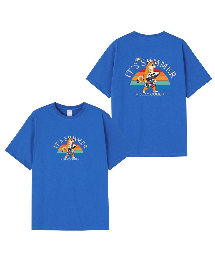 OHP Ohpxgoodd It'S Summer Semi-Oversized Short Sleeve Tee 6 (Type B)