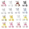Newborn Baby Hat Anti Scratch Gloves and Socks Set Cotton Headwear Anti-grab Mittens and Foot Cover for Boys Girls