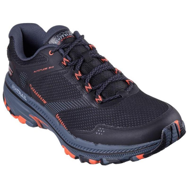 Skechers GO RUN Trail Altitude 2.0 Herren Gedämpfte Laufschuhe Schwarz 220760-BKCL