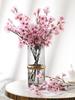 Simulation Flower Peach Blossom Artificial Decorative Blossom Flower for Home Indoor Outdoor Decor