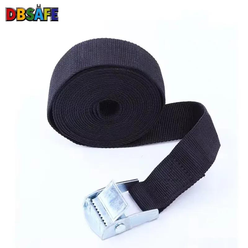 Strong Ratchet Strap 2M Tie Down Belt With Metal Buckle For Car Motorcycle Bike Luggage Cargo Securing Tow Rope