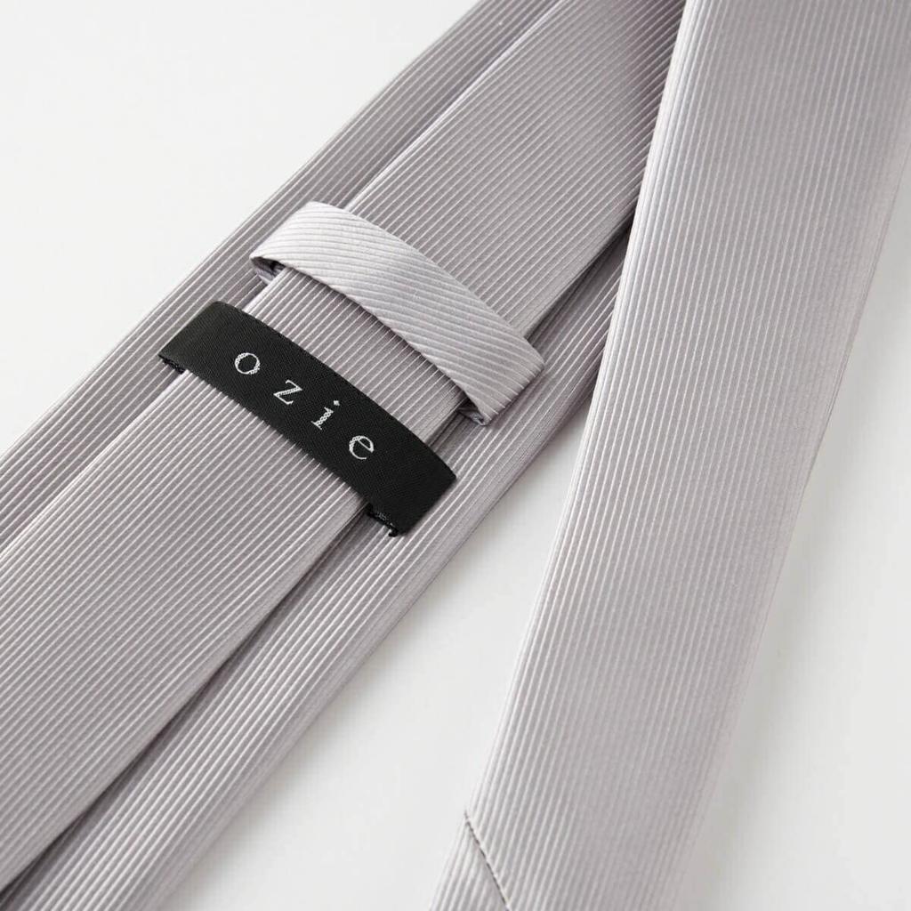 [Ogier] Men's 100% Silk Jacquard Tie, Solid Color, Gift, Present, Business, Stylish