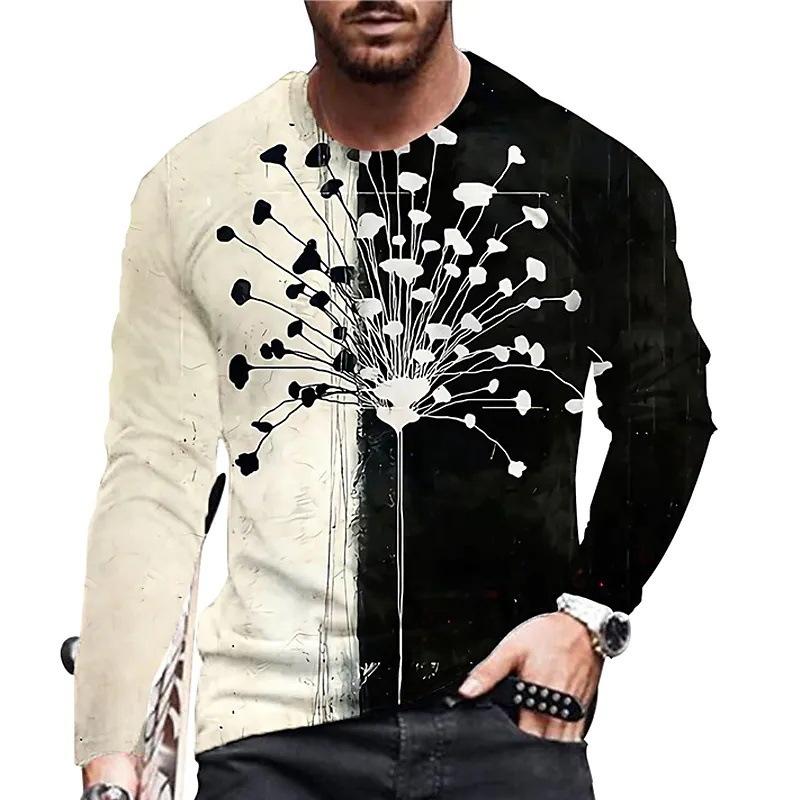 100% полиэстер 3D цифровая печать круглый вырез футболка мужская спортивная мода хип-хоп топы футболка S