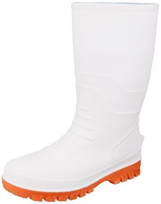 Fukuyama Rubber Sanitary Boots with Toe Cap Galois White M 25.5cm TP-100