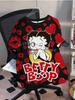 2026 SUMMER  Cartoon Betty Boop Print men Women's Short Sleeve T-Shirt Casual 3d Print Summer MEN WOMEN  Sport Tops T-shirt Tee