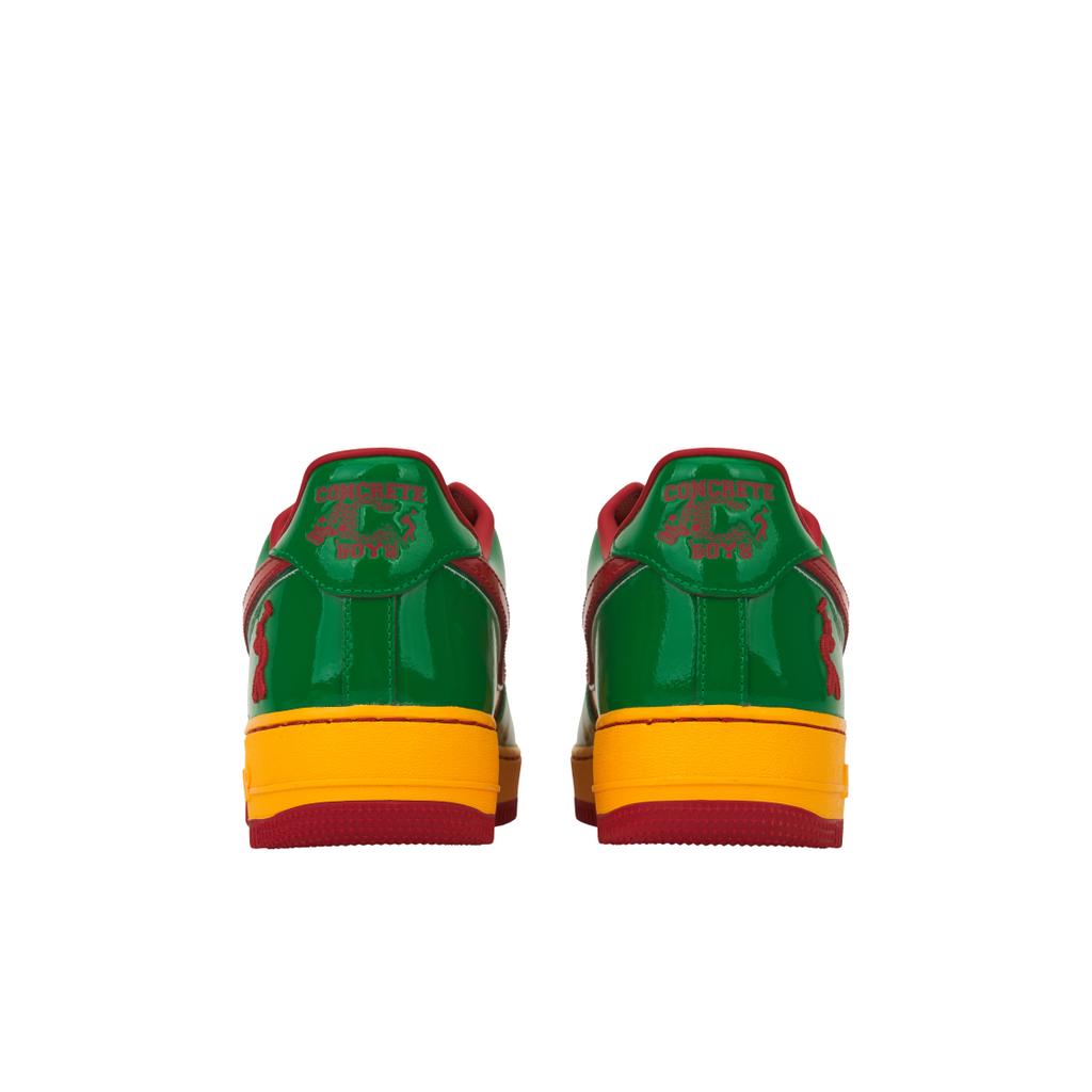 Lil Yachty X Nike Air Force 1 Low Concrete Boys - Lucky Green Unisex Sneakers Mystic-Red University-Gold IH4383-300