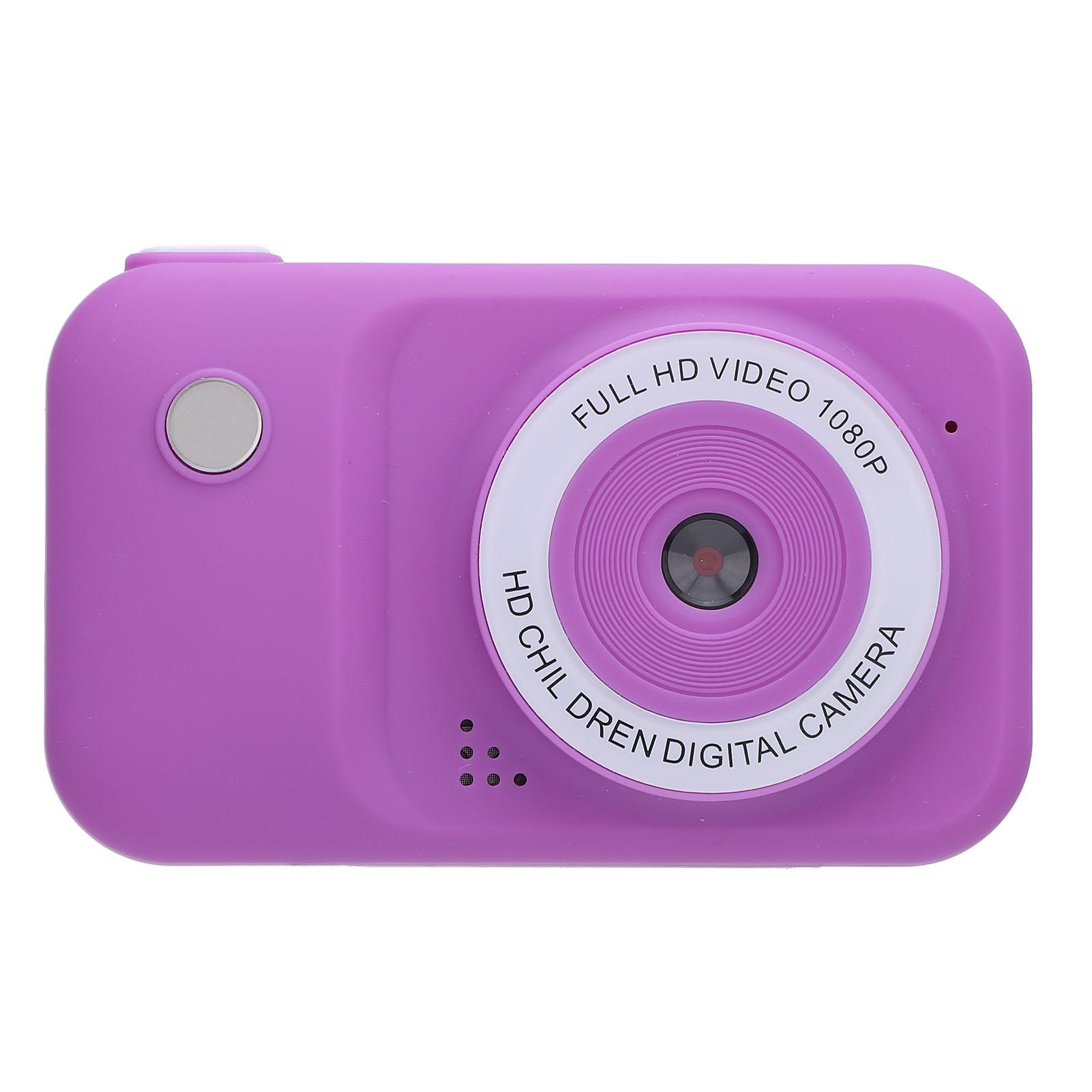 

Digital Video Camera 1080P 3MP Front Rear HD Dual Lens Autofocus Cute Compact Digital Camera with 2 фіолетовий
