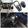For Nissan Rogue 2017-2020 Carbon Fiber Central Console Gear Shift Knob Trim