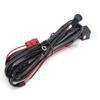 2m Switch Wiring Harness with DT Interface Water Resistance Black for LED Car Spotlights 40A 12V