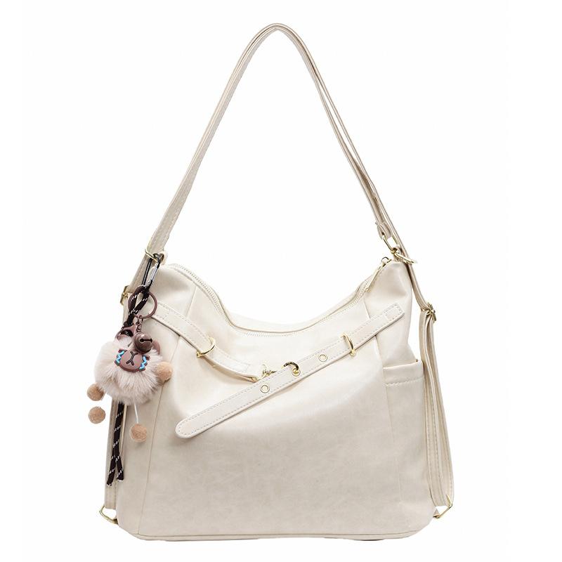 Retro tote bag women's new trendy fashion high-end shoulder bag large capacity commuter multi-purpose backpack