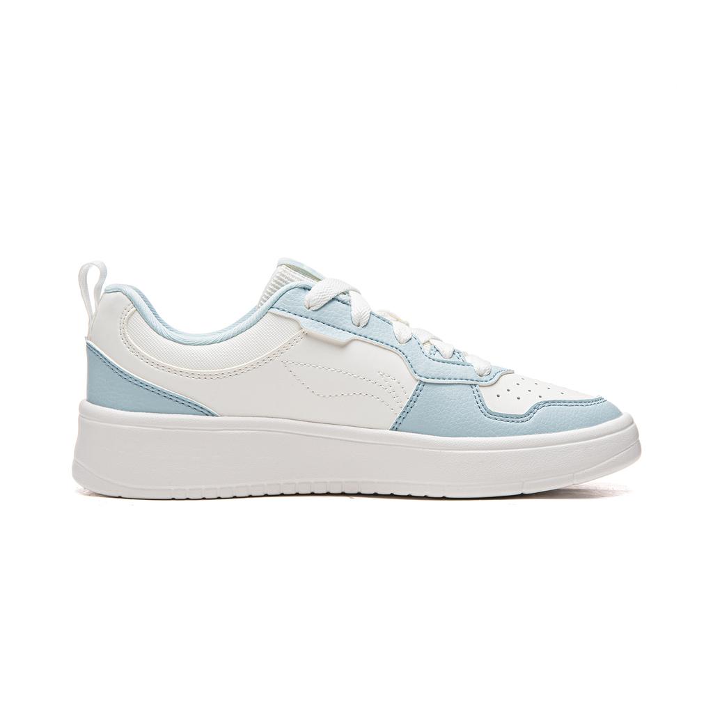 Li-Ning High-Value Simple Fresh Campus Style Lightweight Low-Top Skate Shoes Kids Sneakers Light-Blue AGCV190-7