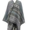 2025 Ethnic Tibetan Yunnan Photography Shawl Cloak Scarf Cape Retro