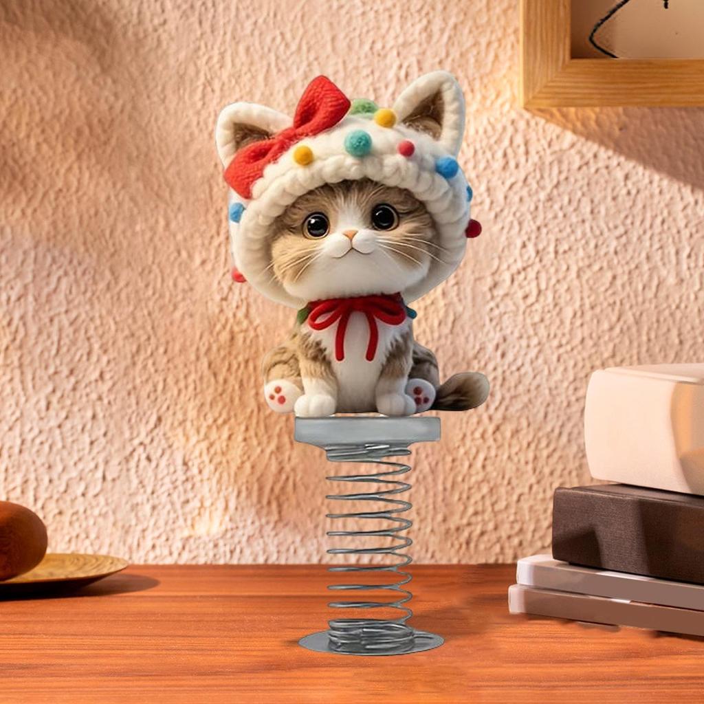 Dashboard Decor | Center Deck Ornament, 2D Acrylic Car Interior Decoration Cat Shaped for Truck RV Desk Bedside