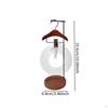 False Sample Display Stand Wooden Base Desktop Decoration Easy To Install Nail Accessories Placement