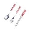Ruhan 3-Piece Portable Stainless Steel Cutlery Set