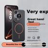 Phone Case for Huawei Pura70Pro And Pura70Pro+, Full Protection Shockproof Magnetic Ultra-Thin Frosted Anti-Fingerprint Simple Elegant, Graphite Black