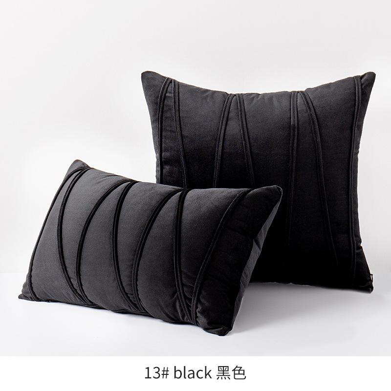30x50cm 45x45cm 50x50cm Velvet Luxury Pillow Cover Lumbar Pillowcase Couch Farmhouse Rustic Gift Pillow Covers Christmas Red