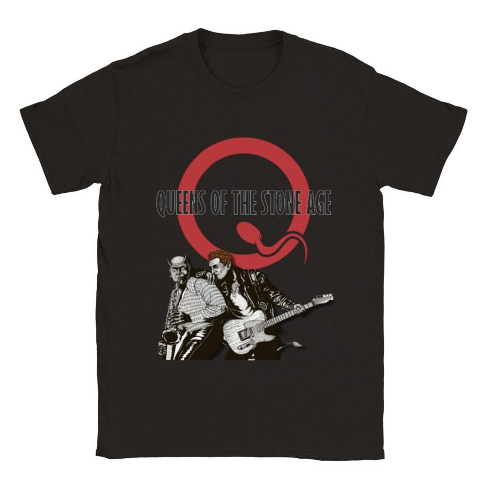Queens of the Stone Age Black Unisex T-Shirt 1G146 S