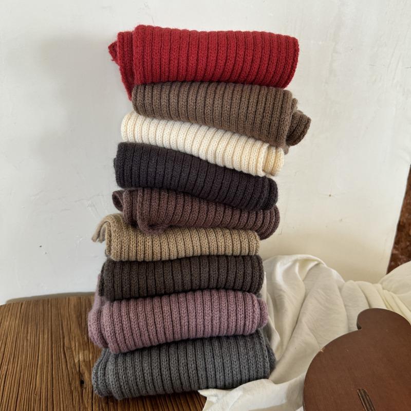 Children's Scarves  Winter Fashion Knitted  Ins Versatile  Boys' and Girls' Woolen Baby Scarves