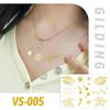 Trendy European Music Festival Waterproof Face Tattoos & Freckle Stickers