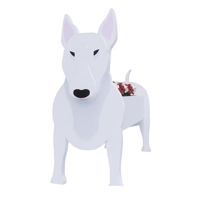 

AEE4-Cartoon Pet Dog Flowerpot Assemblable Dog Flower Pot Pet Dog Breeds Garden Pot DIY Flower Planter Home Decor Ornament