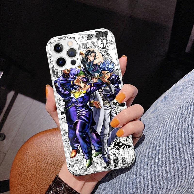 JoJo's Bizarre Adventure Diamond Is Unbreakable Phone Case For iPhone 17 Air 16 Pro Max 16E 15 + 14 Plus 11 12 13 Mini 7 8 SE Gi