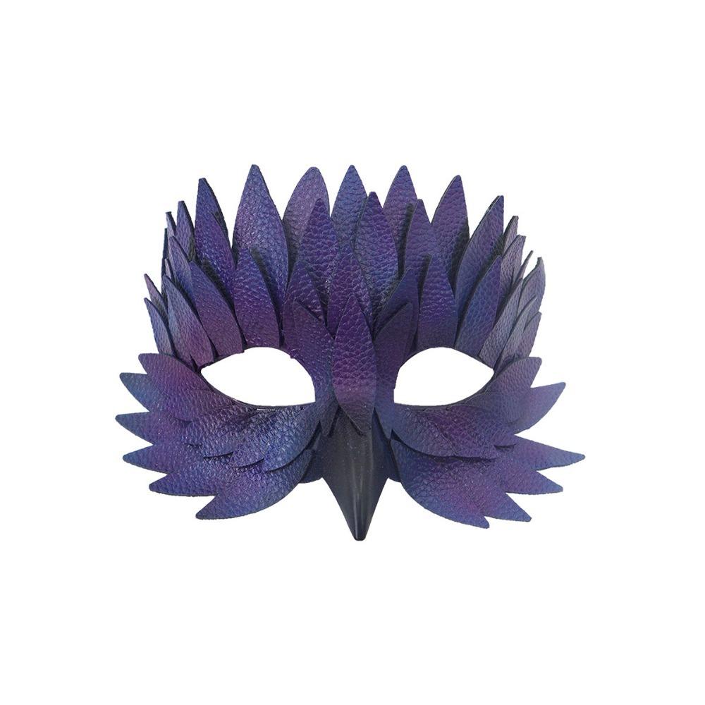 Owl Shape Costume Party Mask Colorful Feather Mask Creative Party Mask  Costume Party