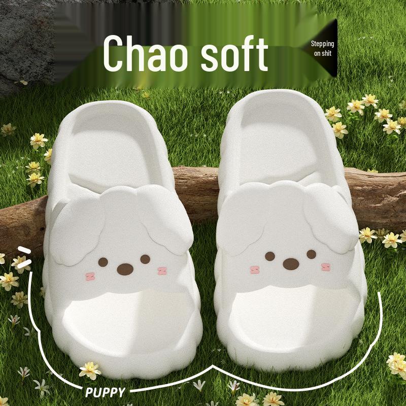 

2025 Милые мультяшные женские домашние тапочки для ванной - Нескользящие, Мягкие, Толстая подошва 36-37 (recommended for size 35-36 feet)