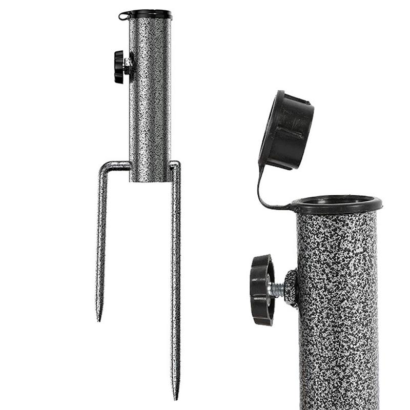 Umbrelă de soare Umbrelă de sol Suport în spirală Suport de bază pentru curte gazon