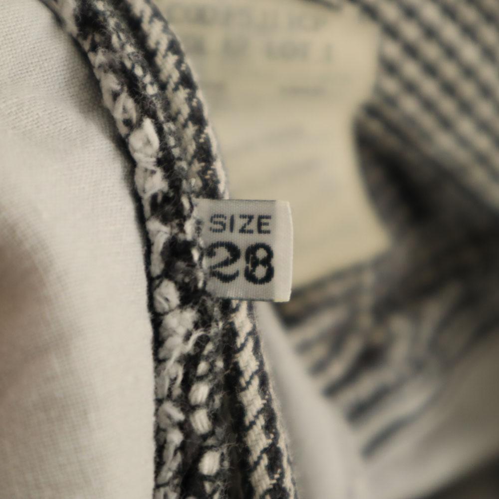 ARMANI JEANS made in Italy Houndstooth Pattern Long pants W28 Houndstooth Women Used