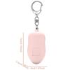 Personal Alarm LED Flashlight Rechargeable Whistle Security Alarm Keychain for Night Running Traveling Elderly Travelling 130dB