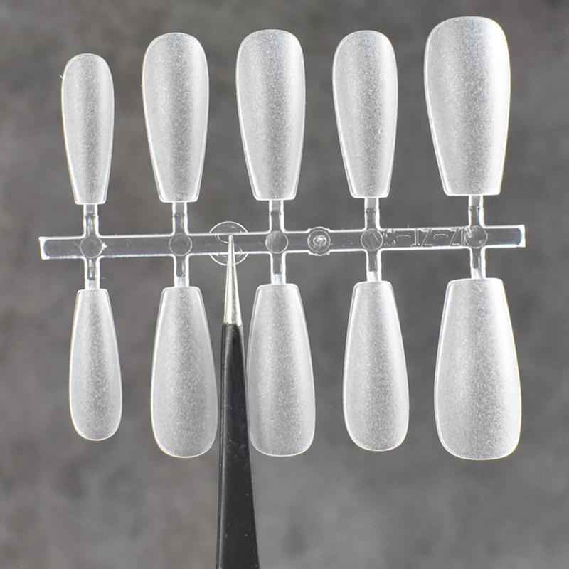 100Pcs/Box Matte Fake Nails No Polishing Press On False Nails Medium Short Design High Matt Soft Gel Nail Tips For Extension