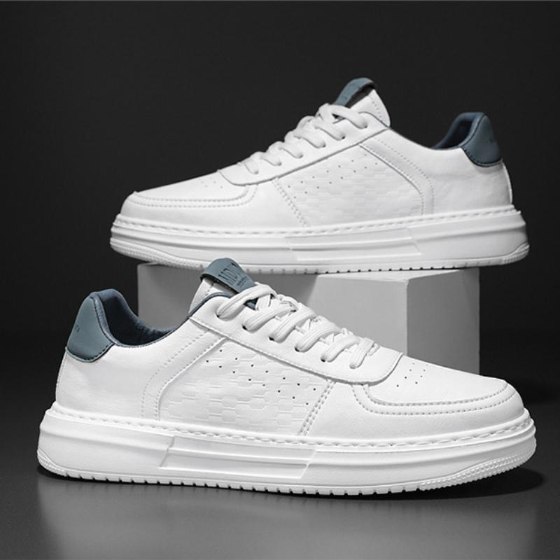 Men Shoes High Quality Soft Sneakers Casual Shoes for Men  Comfort New Male PU Leather Little White Skate Board Shoeszapatos
