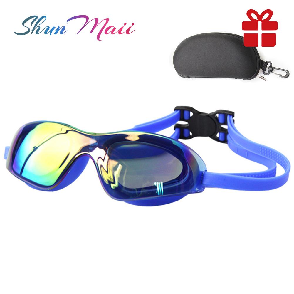 Swimming Goggles Professional Swim Glasses Adjustable Electroplate Diving Glasses No Leaking Swim Race Goggles for Women Men