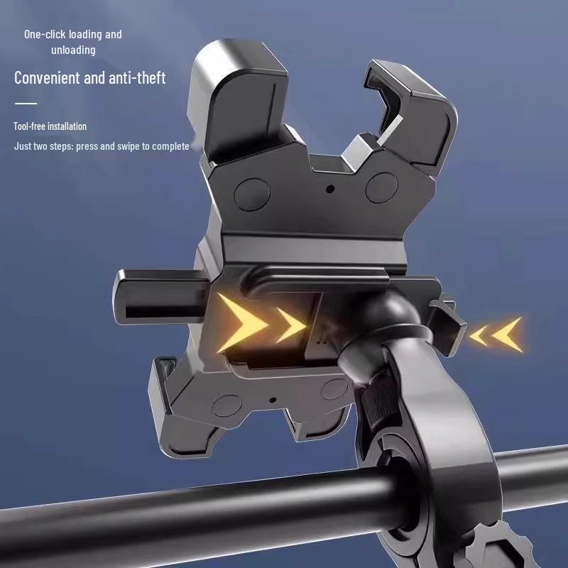 Electric Vehicle & Bike Phone Holder for Delivery Riders - Secure Mount for Navigation