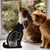 Caja Conmemorativa para Pelo de Mascota Superficie para Grabado DIY Caja de Recuerdos Hecha a Mano Ventanas Antimanchas Compartimento Sellable Caja para Pelo de Mascota
