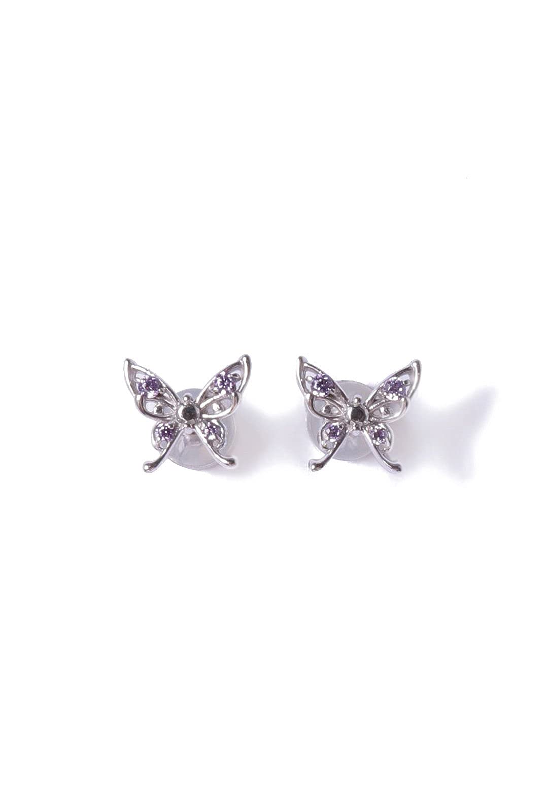 

Срібні сережки 925 проби з мотивом метелика SAUA0228 XV [Anna Sui]