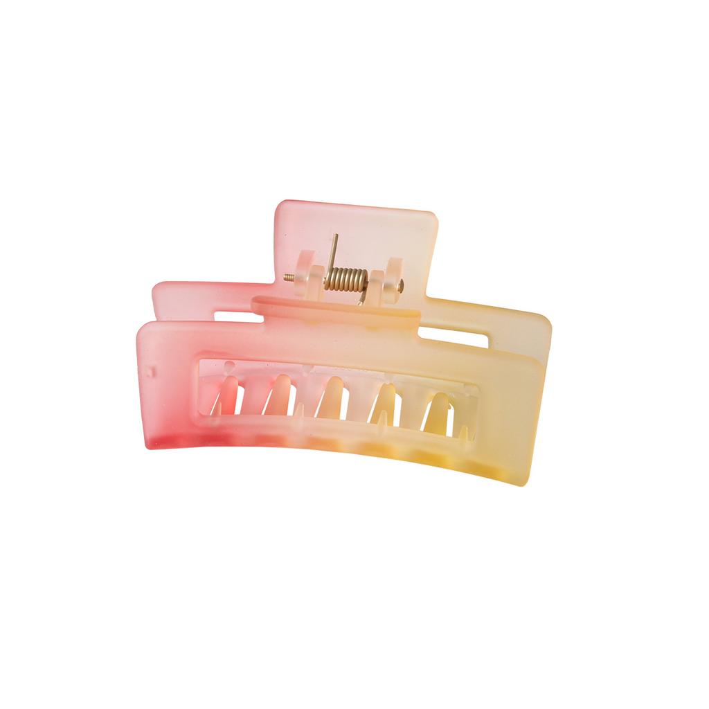 Gradient Color Frosted Large Size Hair Clip with A Lot of Volume Shark Clip Hair Clip Hair Accessories