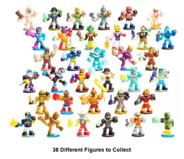 Akedo Ultimate Arcade Warriors Mystery Warrior Battle Controller Battle Action Figures + (3-Pack)