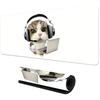 Funny Cat Gaming Mouse Pad Multiple Size Playmat Nonslip Rubber Base X Desk Mat Washable Pads for Game  Office Playmat