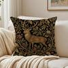 Boho Woodland Accent Animal Pillow Case Breathable Organic Short Plush Cushion Covers Wrinkle-Resistant Soft Durable